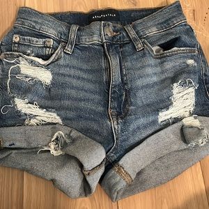 womans jean shorts